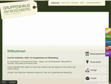 Tablet Screenshot of gruppenhaus.anorak21.de